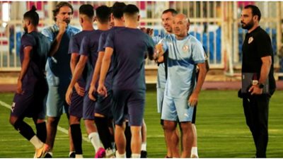 لاعبو الزمالك يتعهدون أمام باتشكيو على العودة للانتصارت