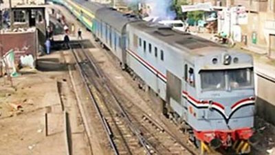 عودة الحركة على خط منوف-القاهرة بعد خروج قطار عن القضبان بالمنوفية