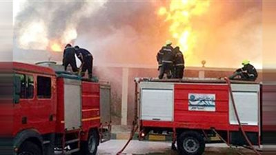 حريق بمخزن ألعاب بحدائق الأهرام.. والحماية المدنية تدفع بـ6 عربات إطفاء