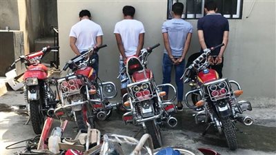 ضبط تشكيل عصابي تخصص في سرقة الدراجات النارية بسوهاج
