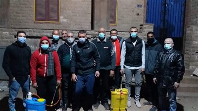 برعاية النائب أحمد دياب.. حملة تطهير وتعقيم لمواجهة كورونا بالعجوزة (صور)