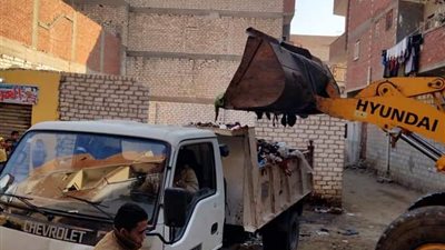 رئيس مدينة المنيا: رفع 100 طن من المخلفات والقمامة والأتربة بالقرى لتوفير بيئة صحية للمواطنين 