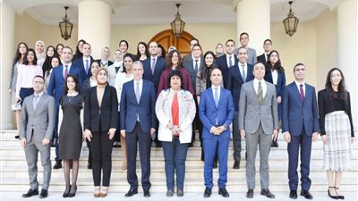 وزيرة الثقافة تلتقي الدفعة 53 ملحقين دبلوماسيين وتستعرض جهود التبادل الثقافي مع دول العالم