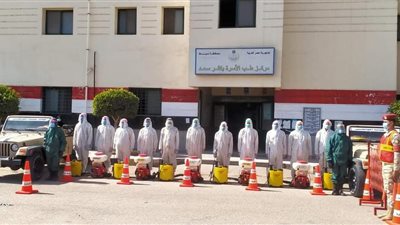 لليوم الثاني على التوالي.. القوات المسلحة تطهر وتعقم المؤسسات الحكومية بدمياط