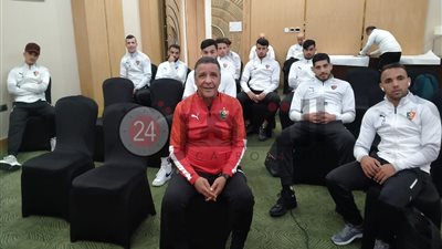 شاهد.. محاضرة فنية أخيرة للاعبي مولودية الجزائر قبل مواجهة الزمالك