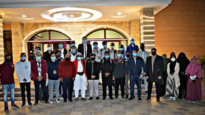 استقبال المشاركين من 20 دولة في مسابقة القرأن الكريم ببورسعيد (صور)