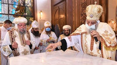 البابا تواضروس يواصل زيارته الرعوية للإسكندرية لتدشين كنيسة مار جرجس