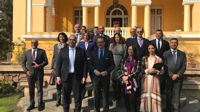 رئيس جهاز حماية المنافسة يلتقي السفير الفرنسي وممثلي كبرى الشركات الفرنسية العاملة بمصر