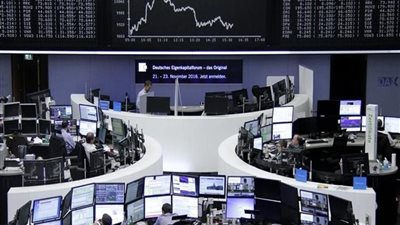الأسهم الأوروبية ترتفع بنهاية تعاملات اليوم الاثنين