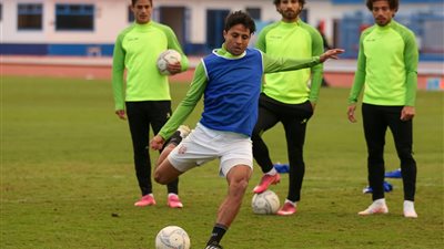 محمد إبراهيم ينتظم في مران سيراميكا كليوباترا قبل مواجهة الاتحاد 