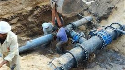 عودة المياه لمنطقة جمجرة بعد انقطاع 12 ساعة