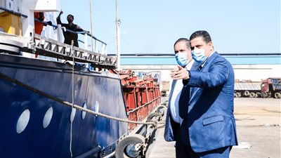 ميناء دمياط: ارتفاع رصيد صومعة الحبوب والغلال للقطاع العام إلى 77453 طنًا
