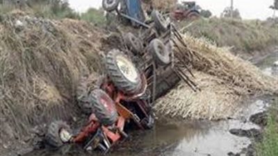 مصرع سائق جرار زراعي سقط في ترعة بسوهاج