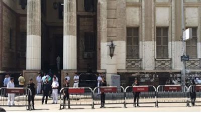 تشديد أمني بمحيط محكمة زينهم قبل بدء جلسة سفاح الجيزة