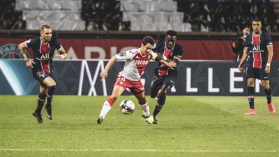 سان جيرمان يسقط بثنائية أمام موناكو فى الدوري الفرنسي 