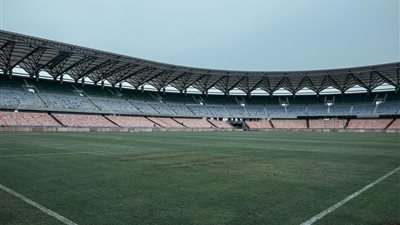 جاهزية ملعب مباراة الأهلي وسيمبا التنزاني قبل مواجهة دوري الأبطال (صور)