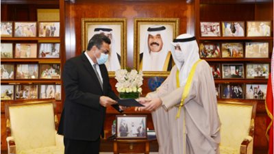 السيسي يبعث برسالة إلى أمير الكويت