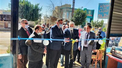 افتتاح منفذ بيع مدرسة سرابيوم الثانوية الزراعية لطرح المحاصيل بأسعار مخفضة للمواطنين