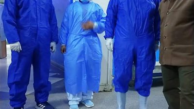 مستشفى سوهاج العام تنجح في إجراء عملية ولادة قيصرية لسيدة مصابة بكورونا (صور)