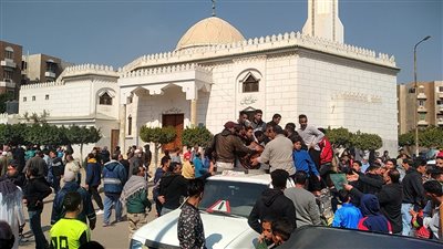 تشييع جثامين ضحايا حادث قطار الإسماعيلية (صور)