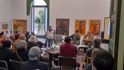 بدء مؤتمر الحفاظ على أتيليه الإسكندرية بحضور المثقفين والفنانين (صور وفيديو)