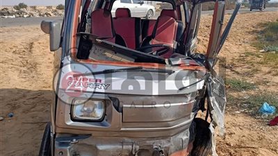 إصابة 3 أشخاص في حادث مروري بطريق الإسماعيلية السويس الصحراوي (صور)