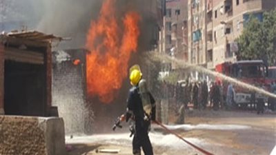 مصرع وإصابة شخصين إثر نشوب حريق بورشة لتصنيع الموبيليا بأسيوط 