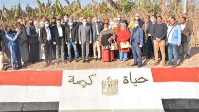 محافظ الغربية يتابع تنفيذ مشروعات حياة كريمة بزفتى (صور) 