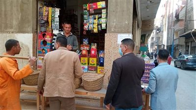 ضبط 20 مخالفة إشغال وإزالة مطبات عشوائية بالمنيا