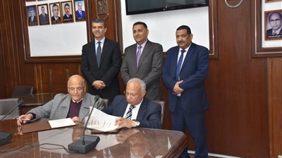 غرفة الجيزة التجارية تتعاون مع هندسة القاهرة لمتابعة تنفيذ مشروعات الغرفة 