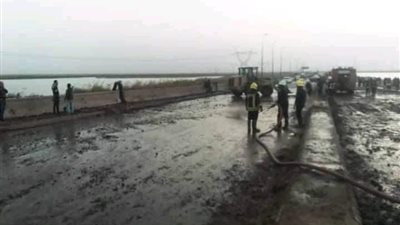 رئيس مدينة إدكو: إعادة فتح الطريق الدولي ولا خسائر جراء حريق خط الغاز (خاص)