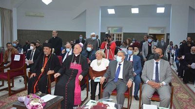 محافظ المنيا يشهد حفل مطرانية الأقباط الكاثوليك بأبوقرقاص ضمن ختام زيارة سفير الفاتيكان (صور)