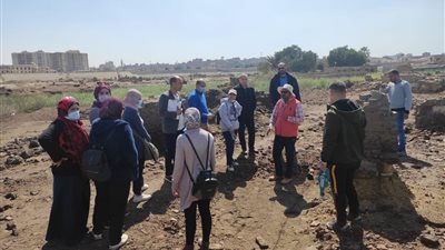 مدرسة حفائر الآثار الإسلامية تبدأ أولى أعمالها في مدينة الفسطاط الأثرية