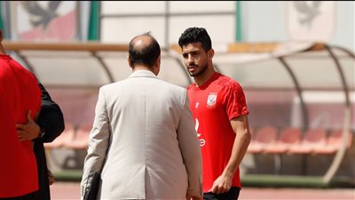 أيمن أشرف يشارك في تدريبات الأهلي ويعلن جاهزيته لمواجهة فيتا كلوب