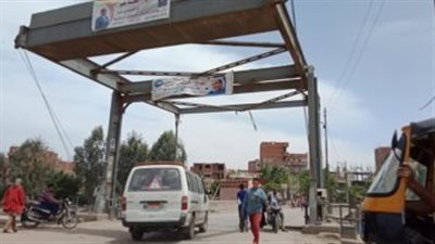 غلق كوبري جمجرة على طريق بنها المنصورة للترميم