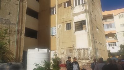 للمرة الثانية خلال أسبوع .. إصابة ساكن في العقار المنكوب بالغردقة 