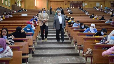 تواصل سير أعمال الامتحانات بجامعة سوهاج