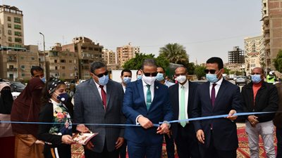 محافظ الفيوم يفتتح مشروع تطوير كورنيش باغوص وميدان 