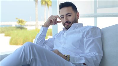 حمادة هلال في كواليس مسلسل 