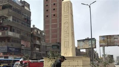 تحويل مقلب زبالة لنصب تذكاري بشبرا الخيمة (صور)