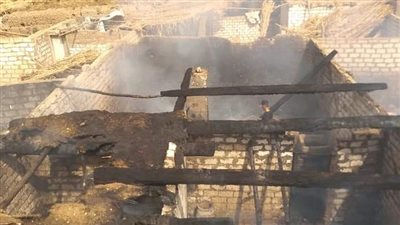 نشوب حريق بمنزلين بسبب ماس كهربائي في قنا