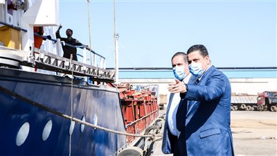 ميناء دمياط: ارتفاع رصيد صومعة الحبوب والغلال للقطاع العام إلى 96795 طنًا
