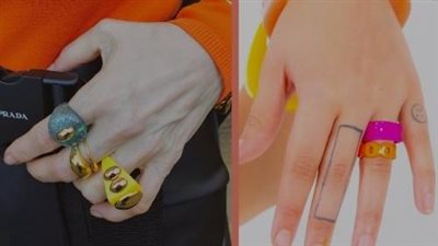 خواتم الفقاعات تستحوذ على موضة إكسسورات 2021