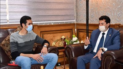 وزير الرياضة: رعاية بطل التايكوندو سيف عيسى استعدادًا لأولمبياد طوكيو