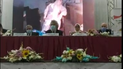 الوقوف دقيقة حدادًا على أرواح شهداء الأطباء في احتفالية 