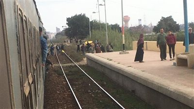 اصطدام قطار طنطا - المنصورة بـ