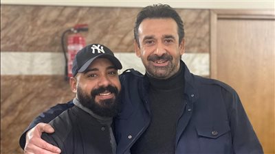 هاني سرحان مع كريم عبد العزيز من كواليس “الاختيار 2”