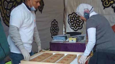 الانتهاء من فحص آثار معرض 