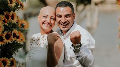 مايكل عن زوجته محاربة سرطان الثدي: إنتي لسه قمر في عيني (صور)