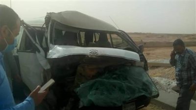 ارتفاع عدد مصابي حادث السخنة - القطامية إلى 34 شخصًا 